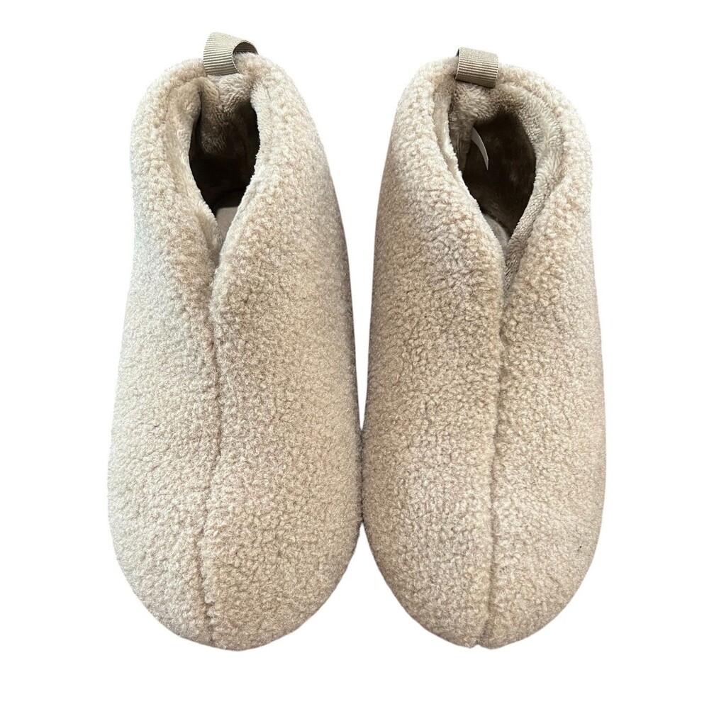 Bombas Women's Fawn Taupe Cabin Slippers Sherpa House Shoes Bootie  US 8